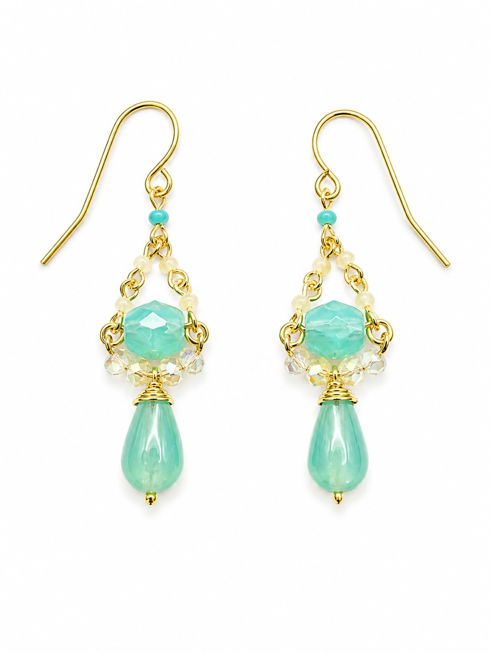 Gardenia Chandelier Earrings